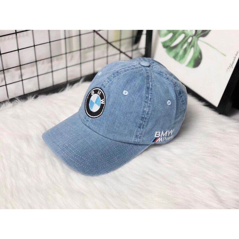 Mũ lưỡi trai BMW jean nam nữ nón kết vải jean cao cấp thời trang thể thao unisex phong cách Ulzzang - 3