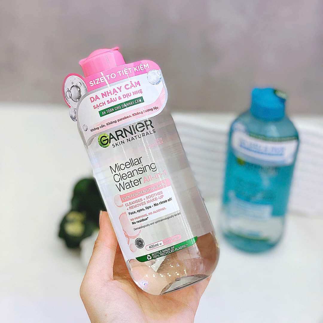 [Hoàn Tiền 8%]Nước tẩy trang làm sạch da Garnier Micellar Cleansing Water