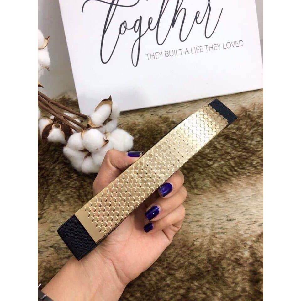 Dây thắt lưng dây nịt nữ bản 3cm