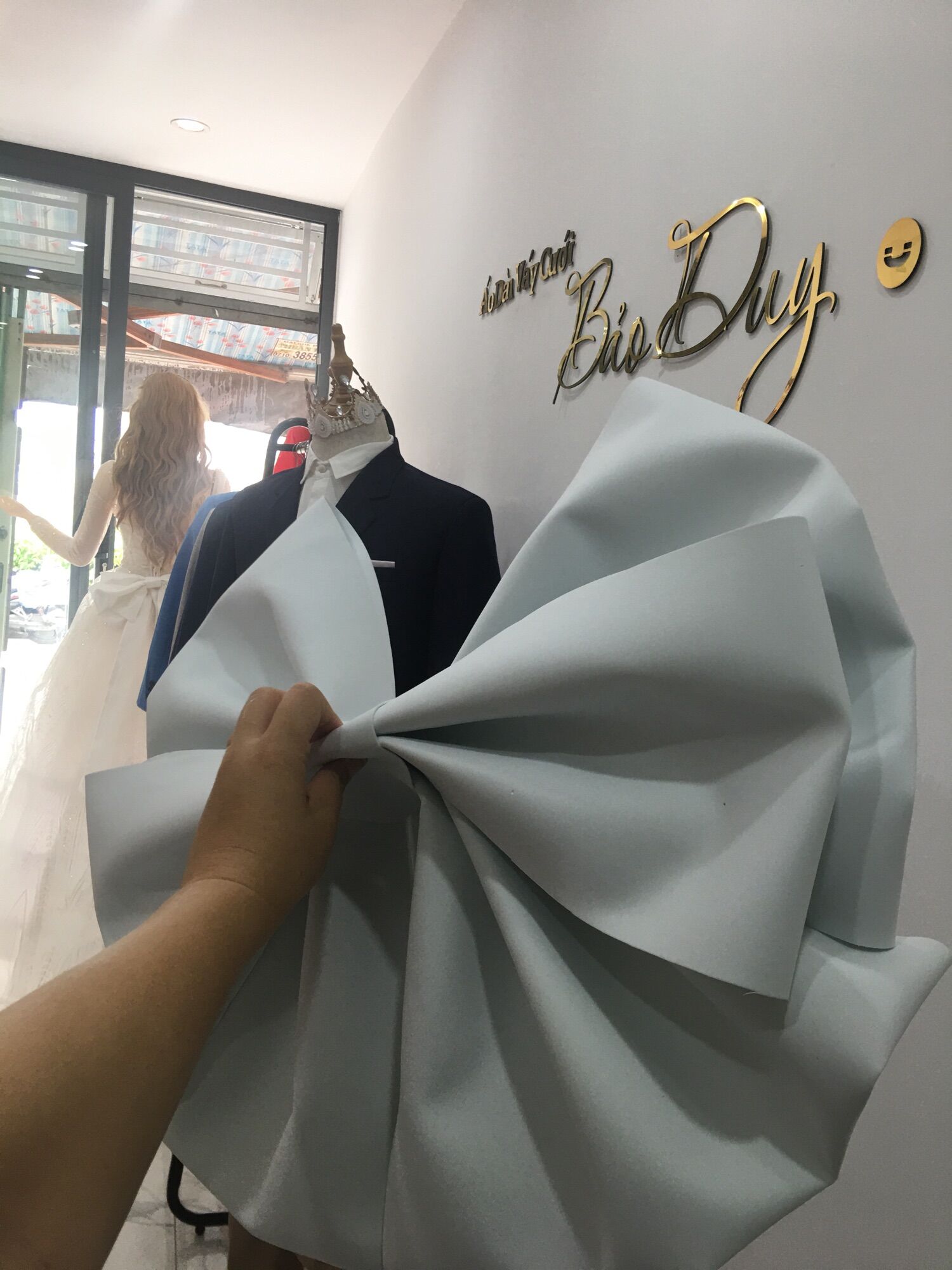 Nơ xốp to chụp ảnh khổng lồ 80cm