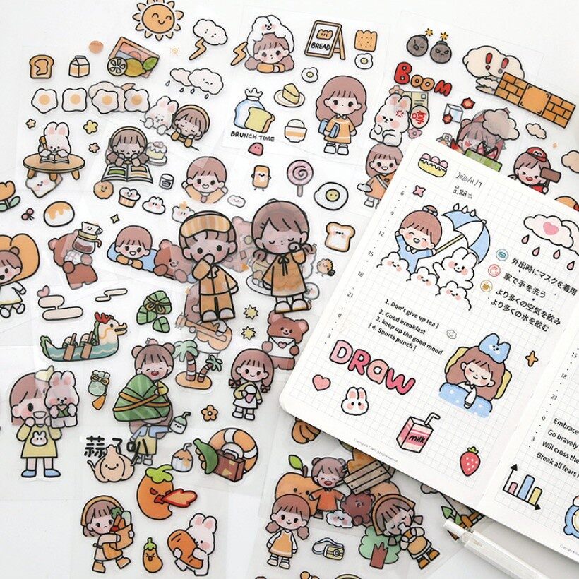 Bộ Hình Dán Sticker 25 tấm gồm 100 hình cho bé dán