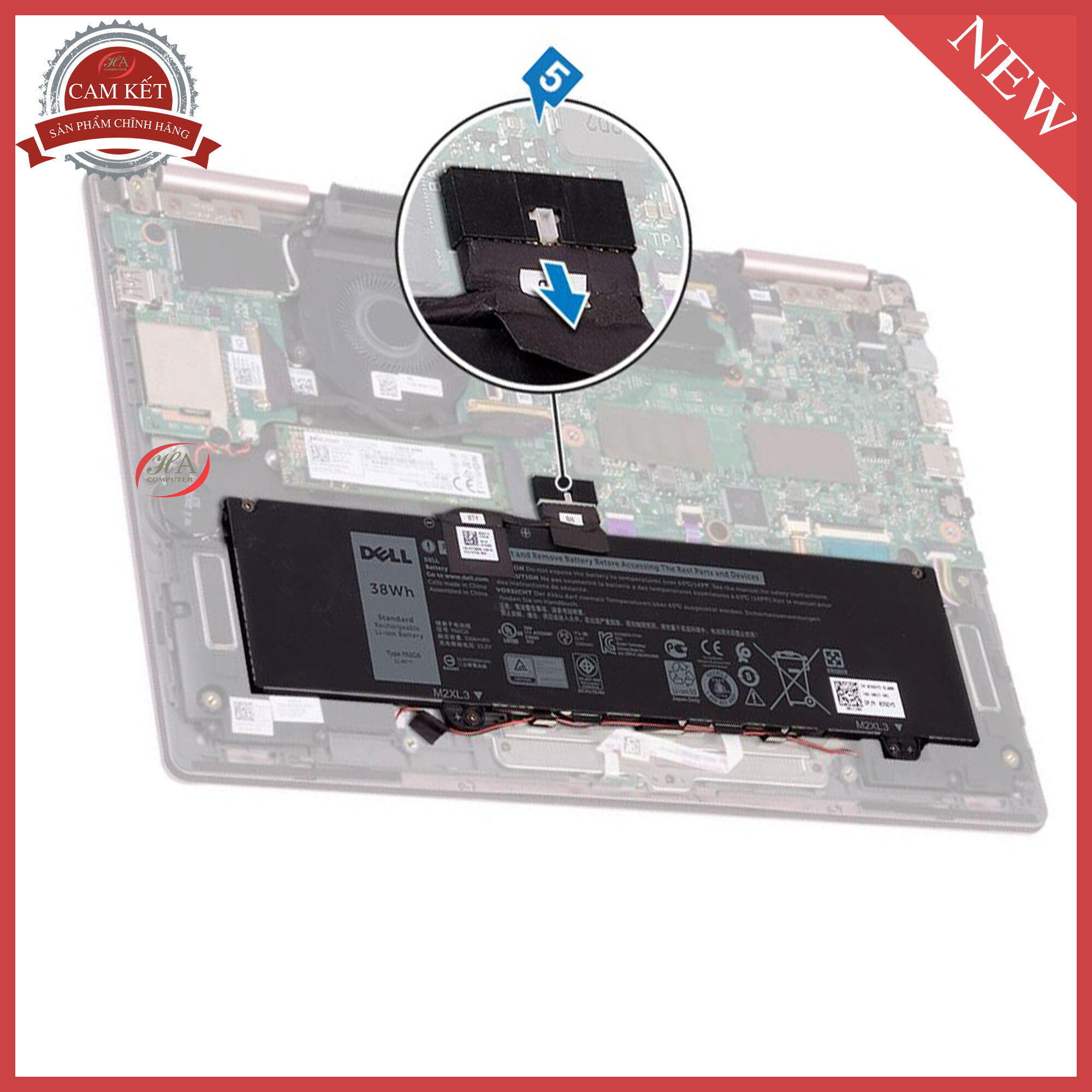 Pin dell Inspiron 7370