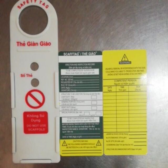 Thẻ giàn giáo -scaffold tag