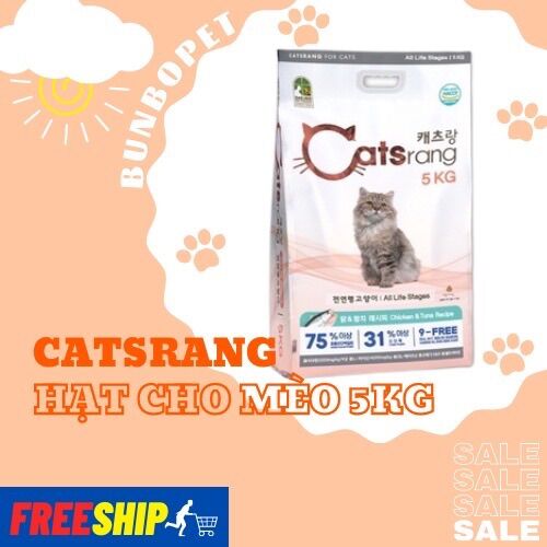Catsrang 5kg - hạt cho mèo mọi lứa tuổi