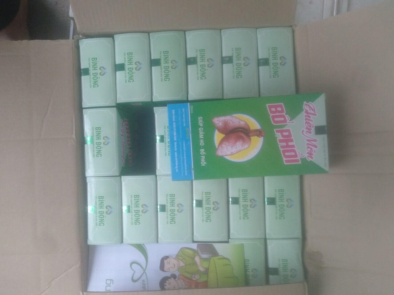 Thiên môn bổ phổi chai 280ml
