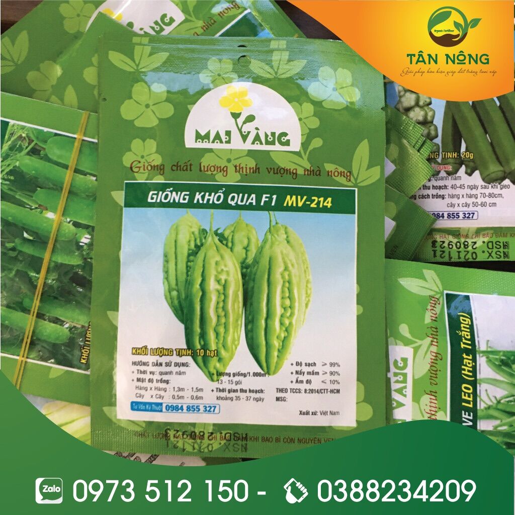 Hạt giống khổ qua | mướp đắng siêu trái 10 hạt