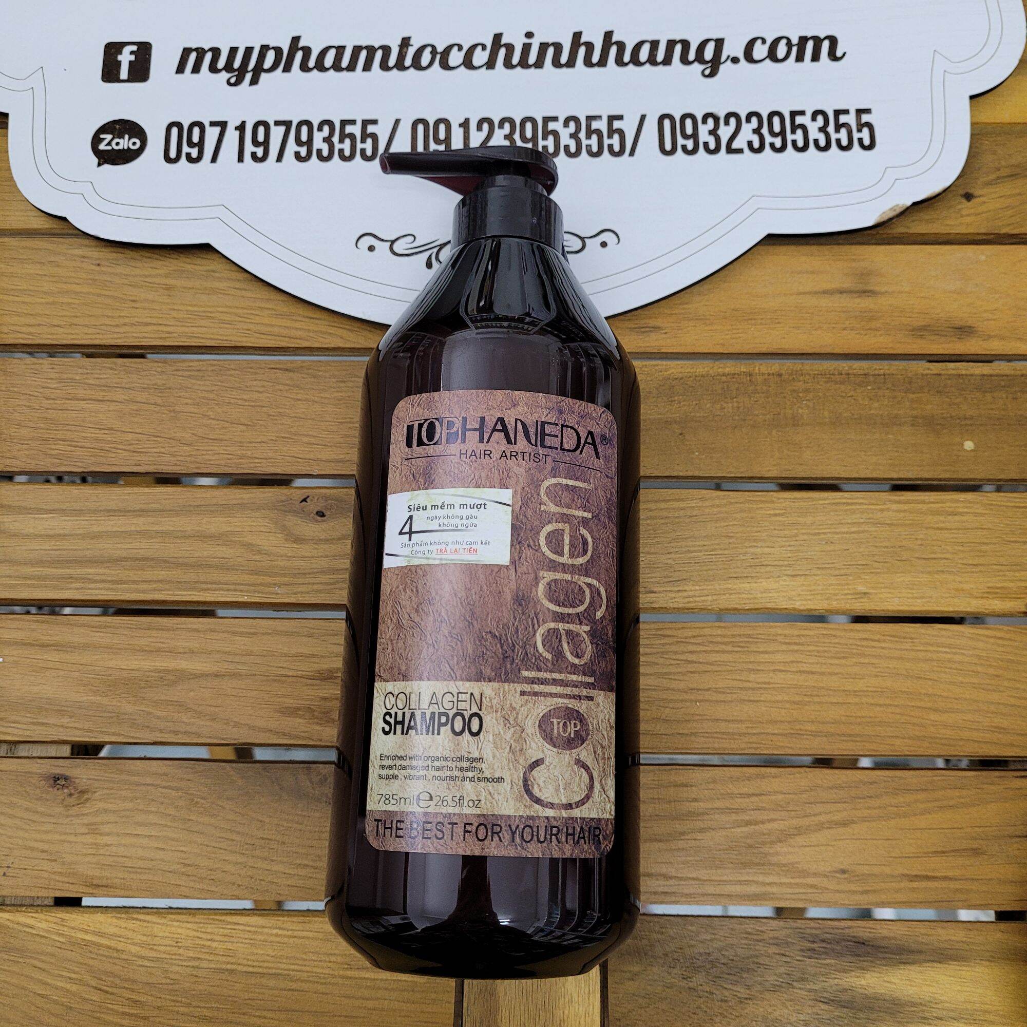 Dầu gội xả Top Haneda collagen 785ml