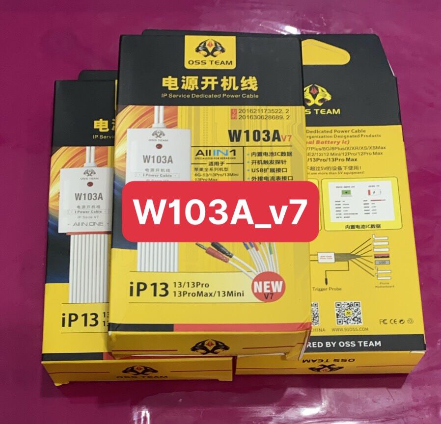 Dây cấp nguồn W103A_V7 cho ip 6G -> 13pro max