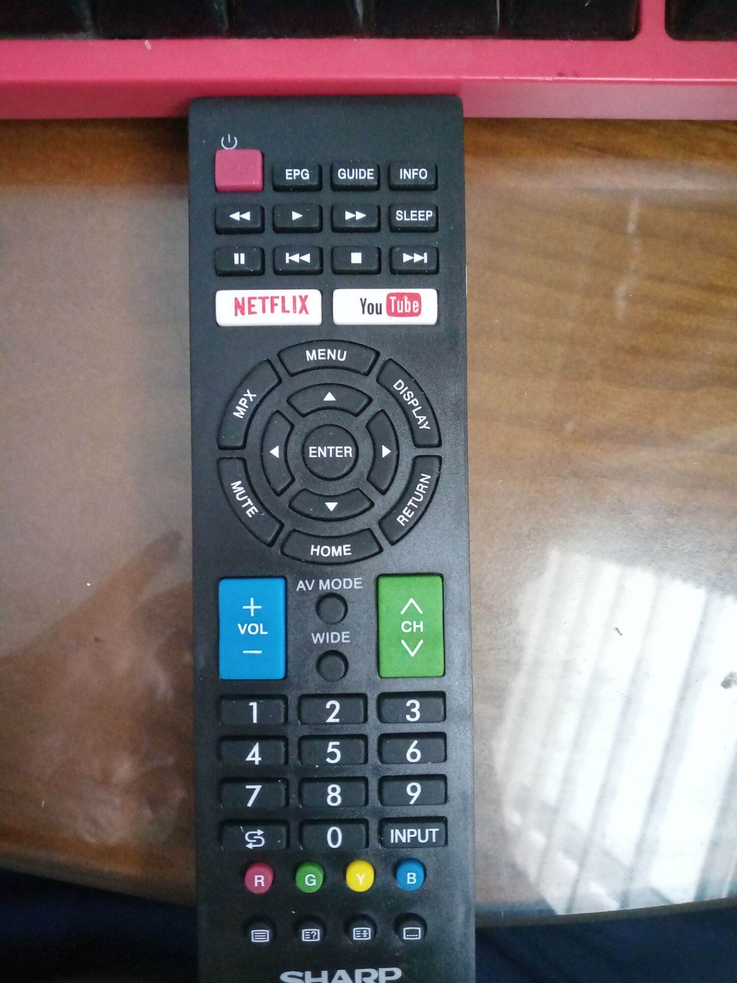 [HCM]Remote điều khiển tivi thông minh Sharp RM-L1346. Bảo hành 6 tháng.