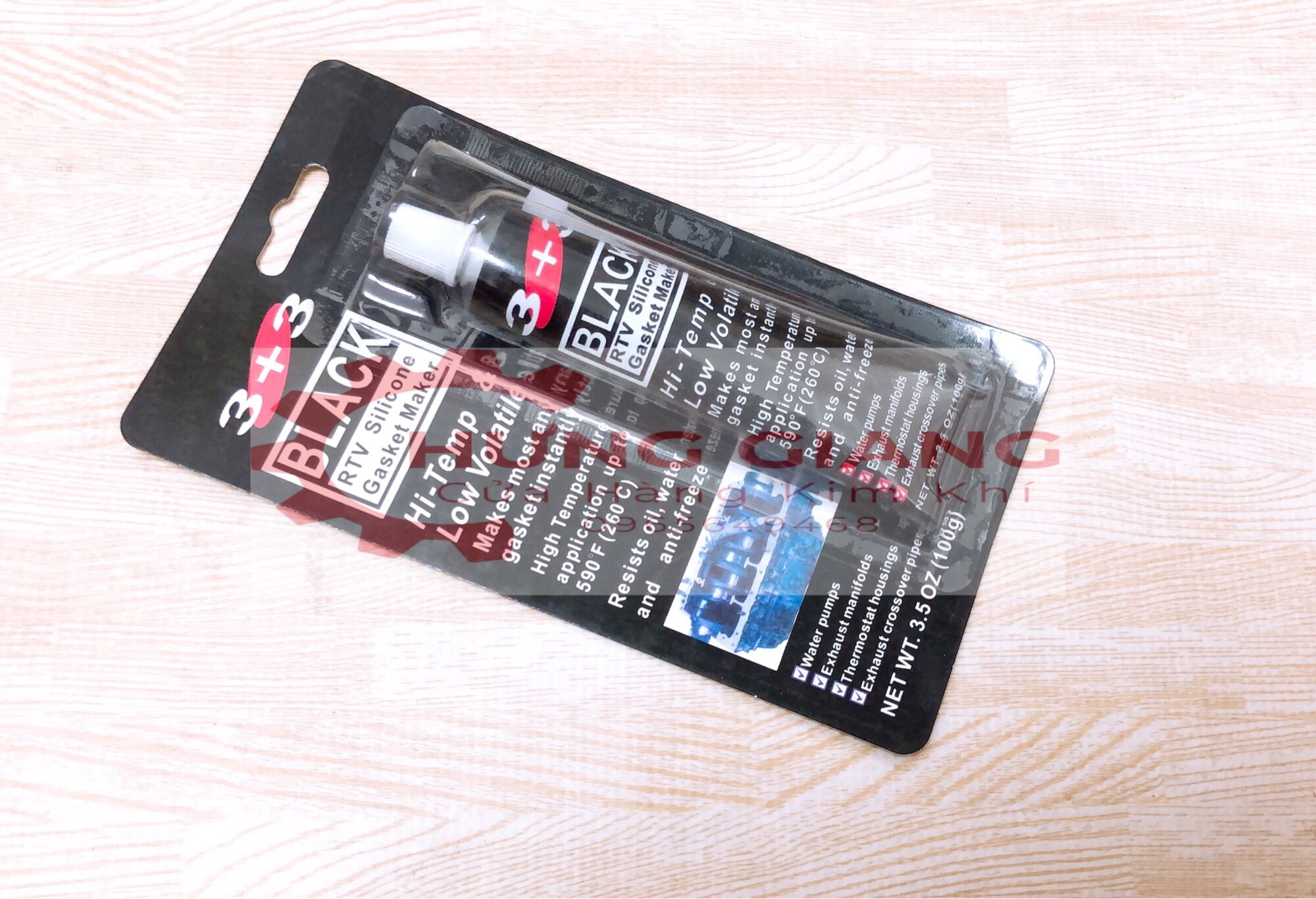 Keo silicon dán gioăng mặt máy chịu nhiệt keo 3 + 3