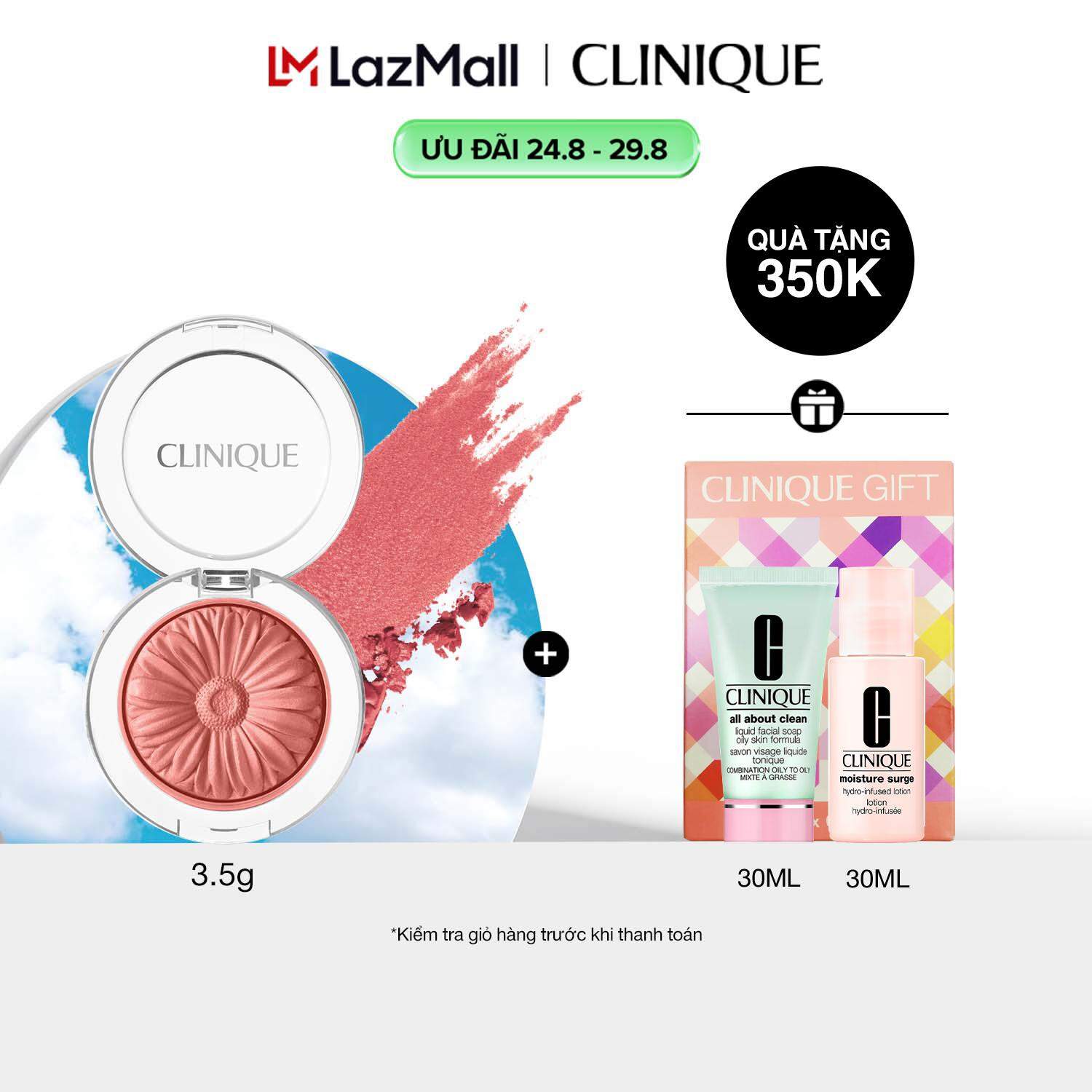 Phấn má hồng tươi tắn trẻ trung Clinique Cheek Pop 3.5g