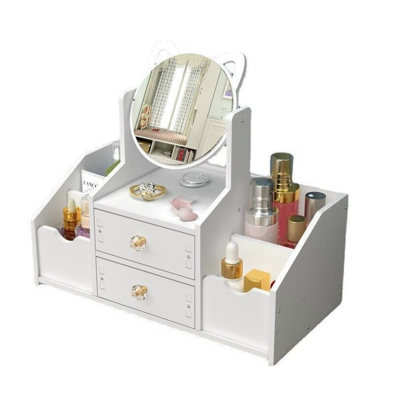 Kệ trang điểm mini để bàn kèm gương
