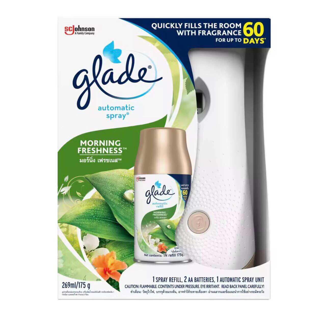 Máy xịt thơm phòng tự động Glade+ lõi
