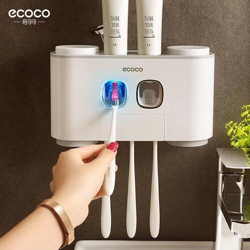 Bộ Nhả Kem Đánh Răng Ecoco Thông Minh Tự Động