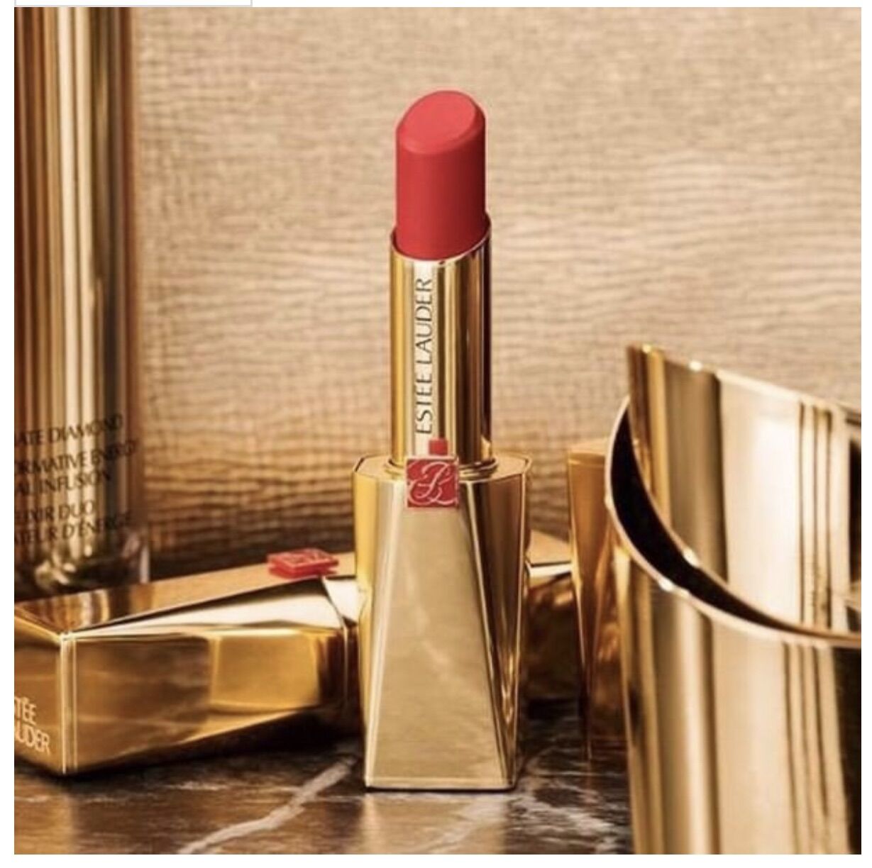 Son Estee Lauder Pure Color Desire 313 Bite Back Matte Limited Edition - Đỏ cam
