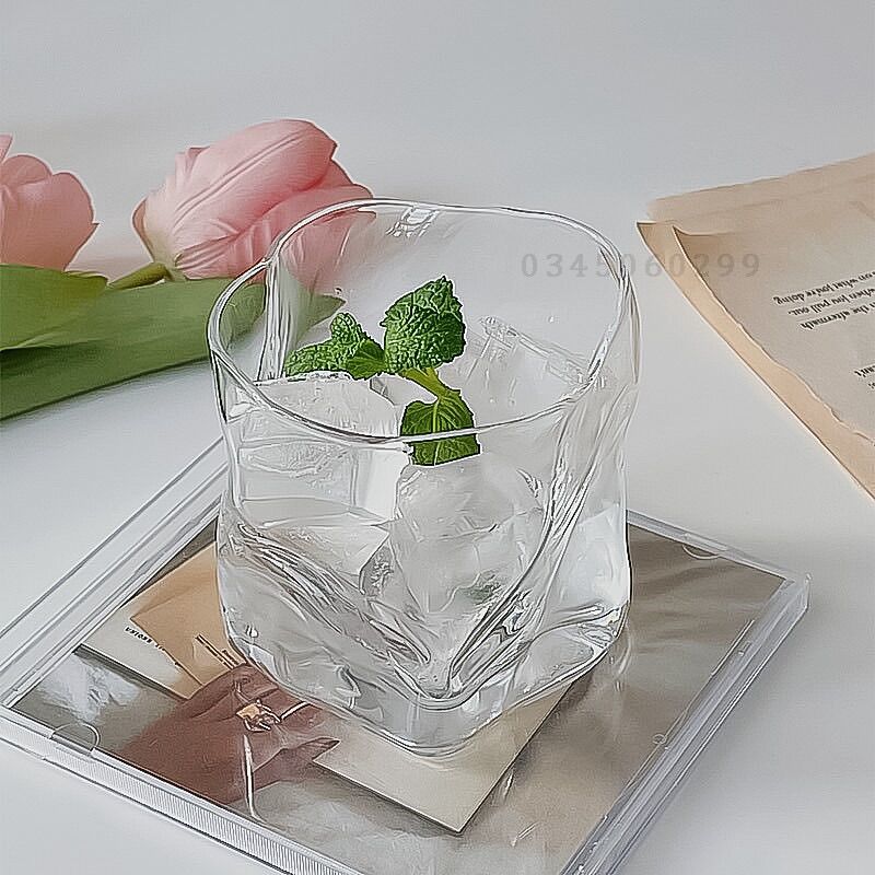 Cốc thuỷ tinh | Ly thuỷ tinh dáng lượn sóng