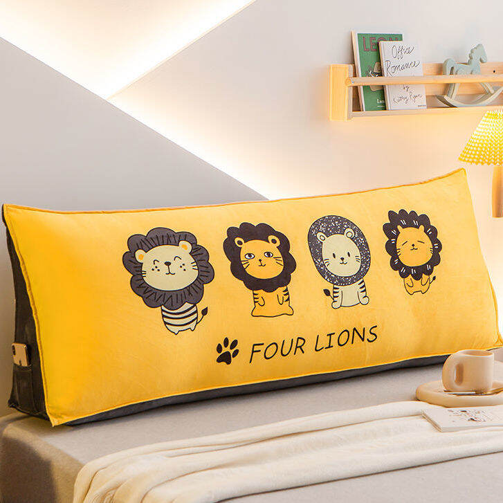 Đệm tựa lưng đầu giường ins gối tựa có thể tháo giặt trên giường bọc mềm gối ôm sofa tựa lưng lớn đáng yêu cho trẻ em gối tựa lưng giường