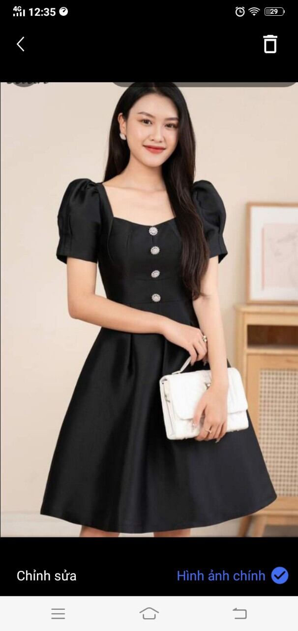 Đầm Xòe Tiểu Thư Siêu Xinh - D225