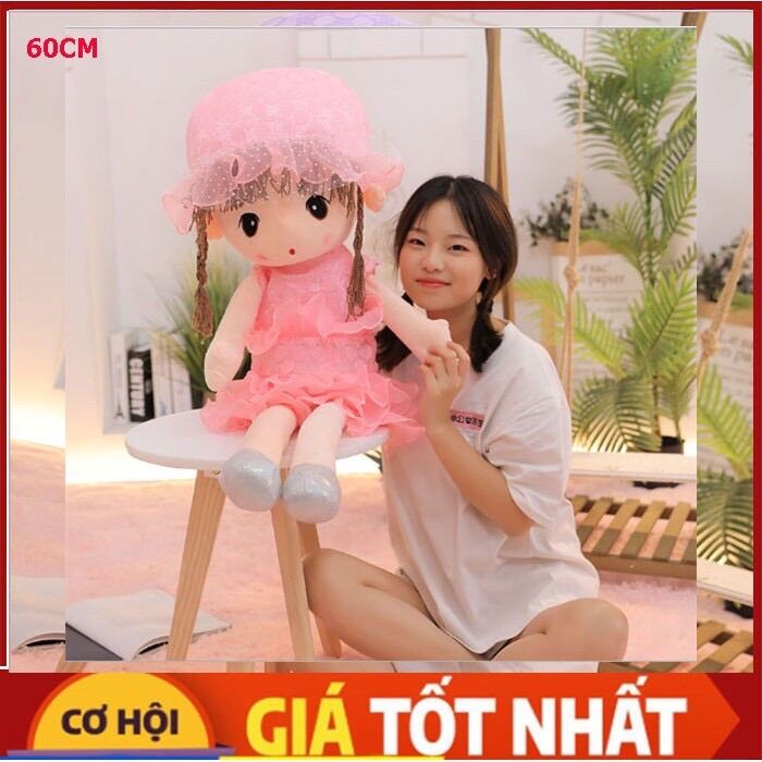 Búp bê cô gái cao cấp Hồng