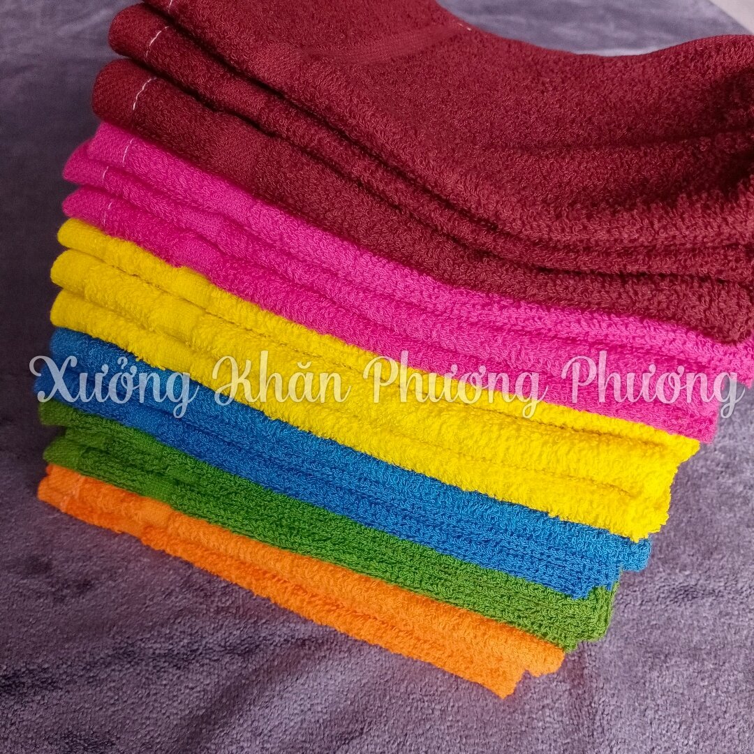 Khăn Đa năng Cotton, Khăn Mặt, Khăn Nail, 34x34, thấm hút tốt, loại mỏng, sợi đẹp, chất cotton không phai,