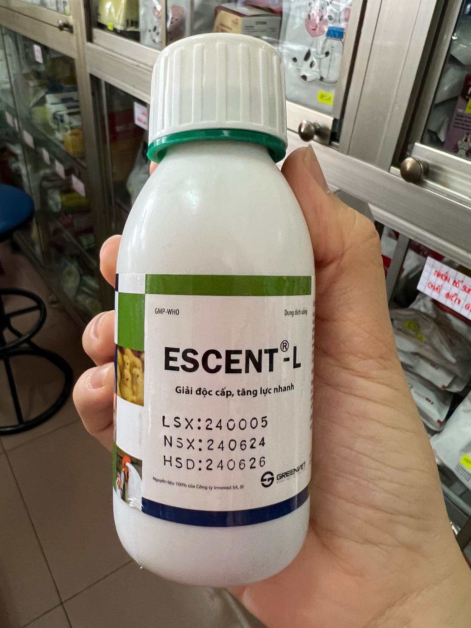 ESCENT L - 1 LÍT - tăng lực, giải độc gan thận cho vật nuôi