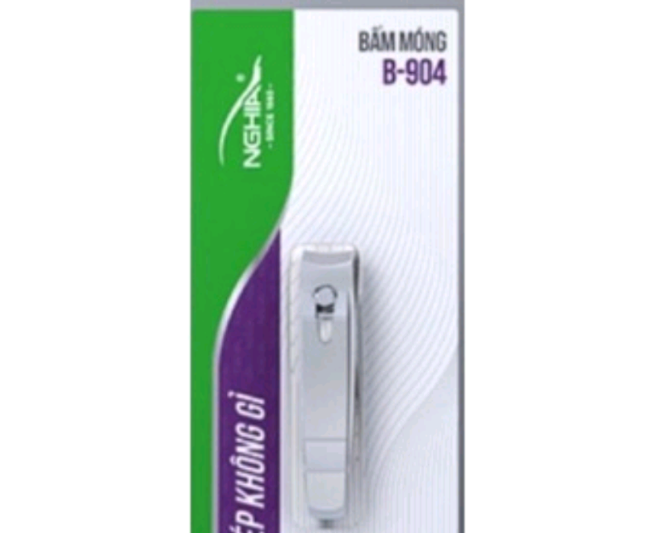 Bấm móng tay Kềm Nghĩa B904 lưỡi cong nhỏ chính hãng