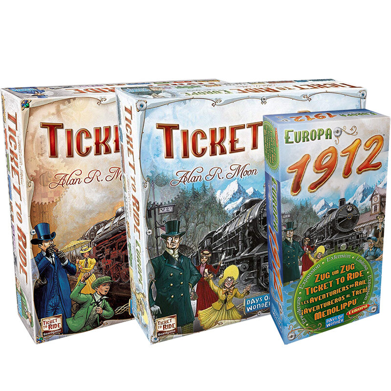 Ticket To Ride The Cross-Country Train Adventure Game Board Game