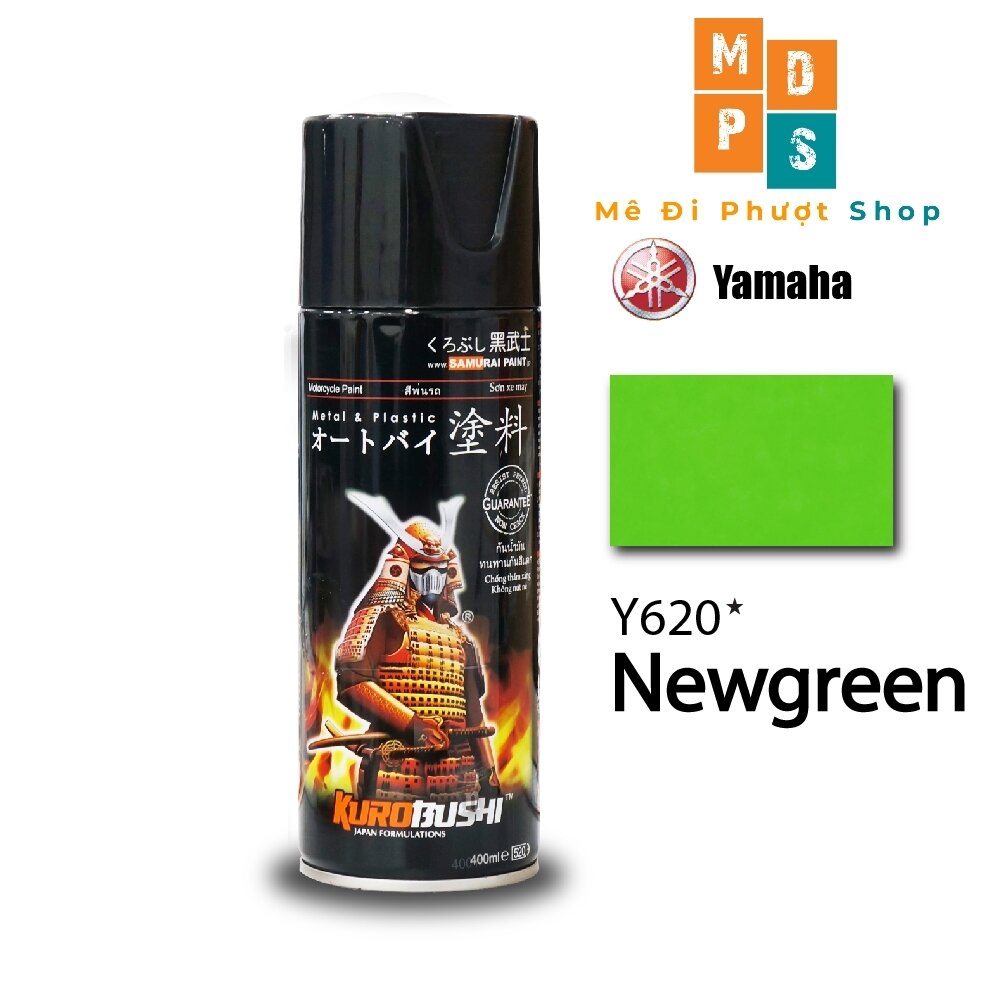 _ y620 _ chai sơn sịt màu xanh lá non yamaha _ sơn sịt samurai chính hãng _ y620*