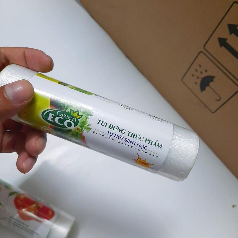 Túi đựng thực phẩm tự huỷ sinh học (100 chiếc)