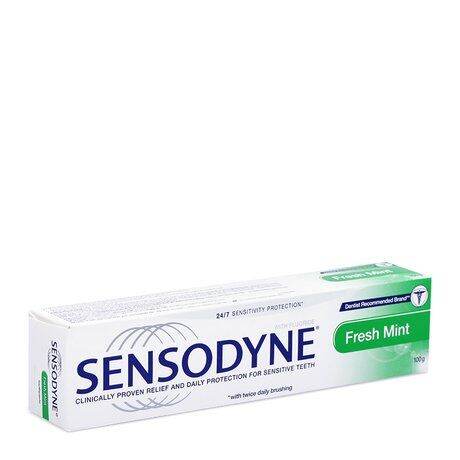 [Hcm]Kem Đánh Răng Trắng Răng Mát Lạnh Giảm Ê Buốt Sensodyne Chai 100G