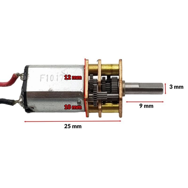 Động cơ giảm tốc N20, mô tơ giảm tốc