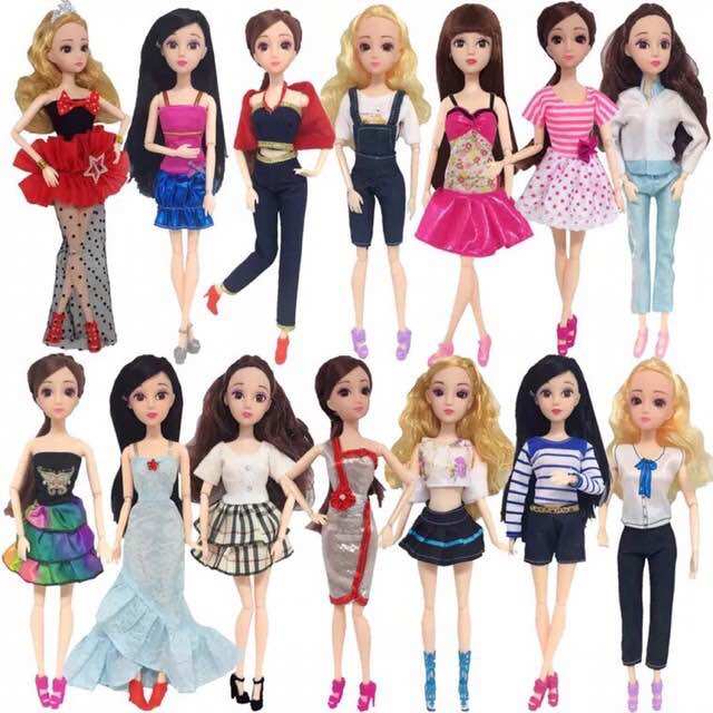 1 con búp bê có khớp cao 30cm mẫu ngẫu nhiên - đồ chơi búp bê