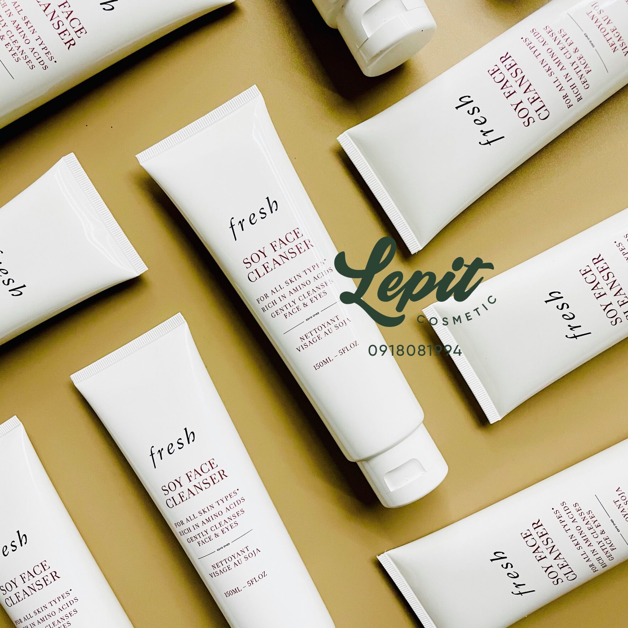 Sữa rửa mặt fresh soy face cleanser - srm fresh soy 150ml