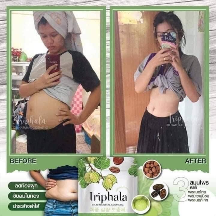 Triphala DETOX khử mở gói 30 viên