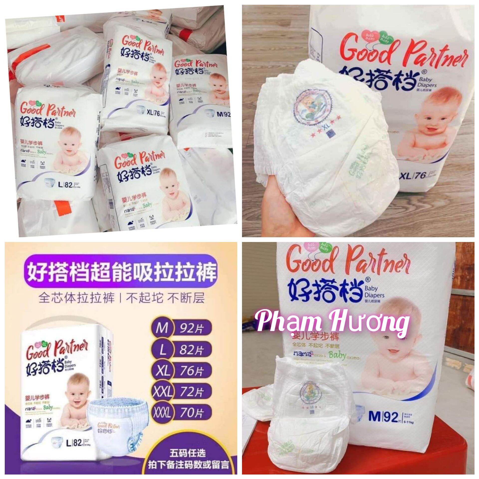 Bỉm Good Partner nội địa trung đủ size