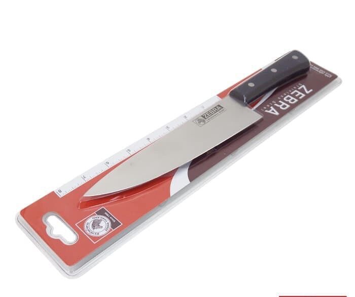 Dao inox 304 chính hãng zebra chef 8" cao cấp nhập khẩu thái lan 100224
