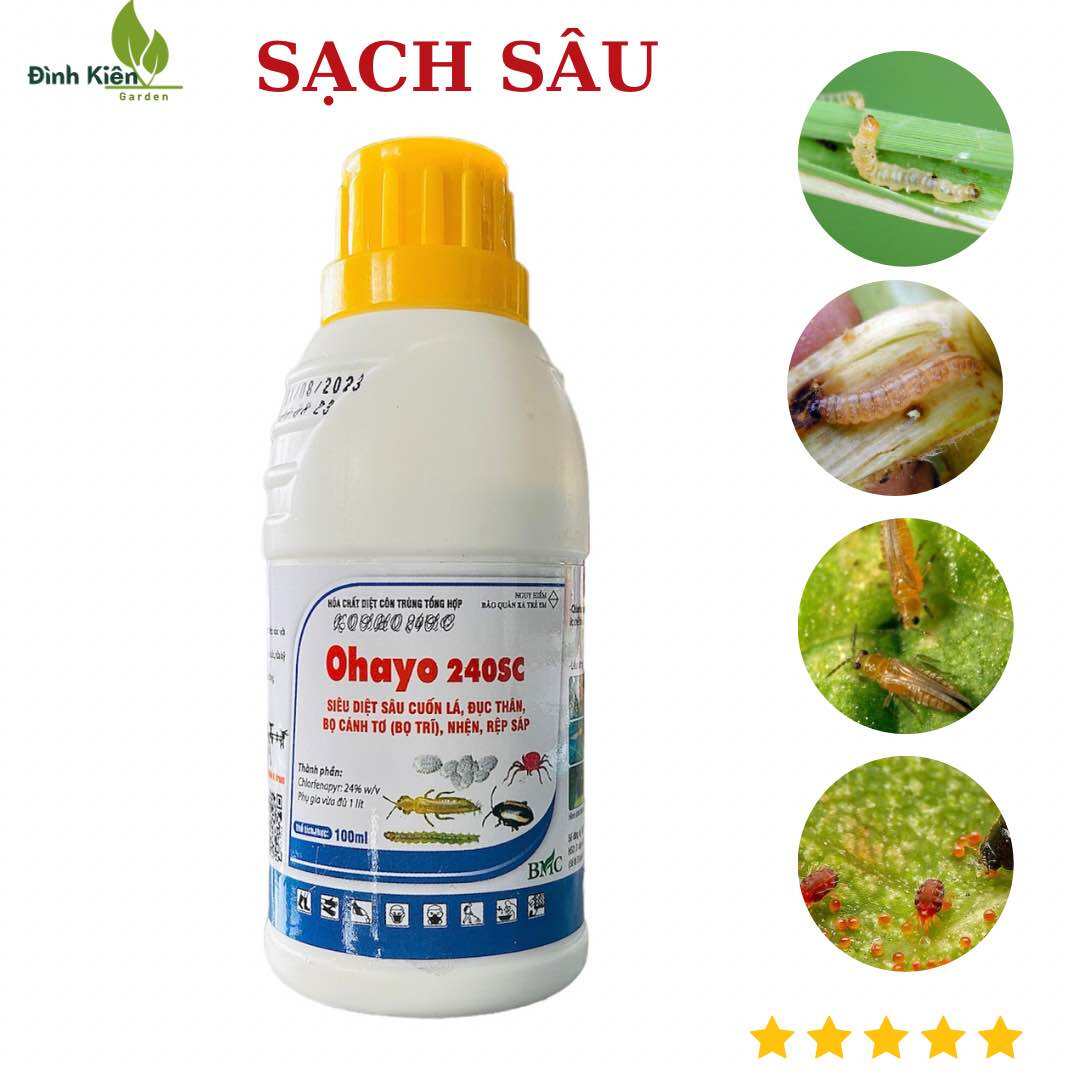 Kosho Ohayo 240SC (100ml) - Trừ sâu rầy bọ trĩ sâu cuốn lá đục thân