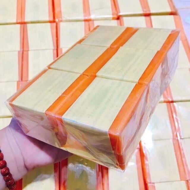 Bánh xà phòng cam nghệ thái lan