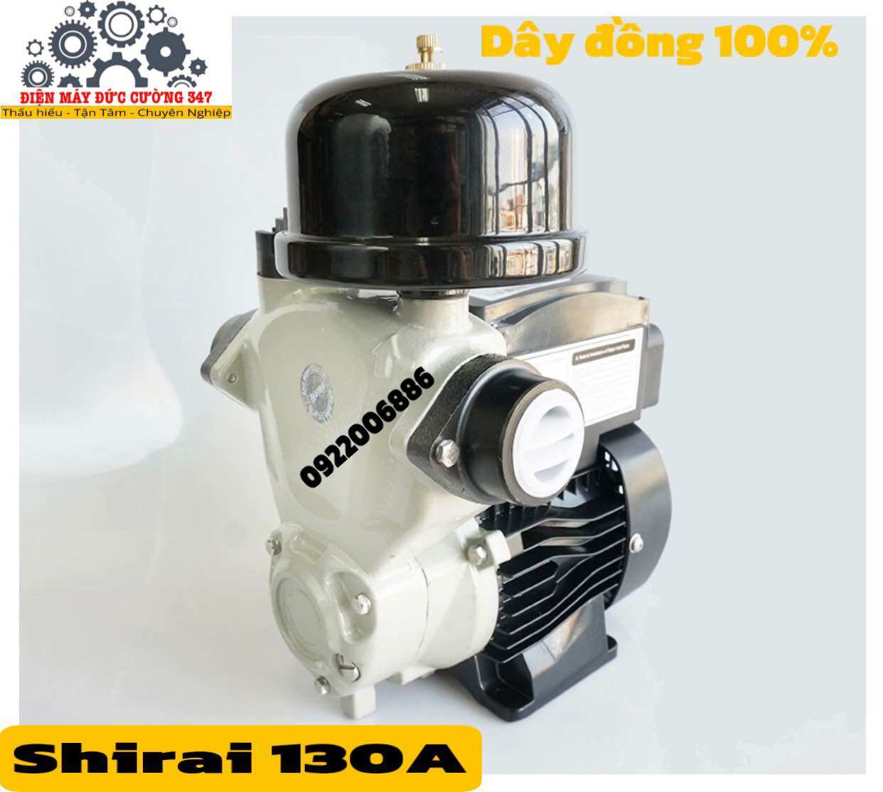 Máy bơm tăng áp shirai jlm 130a