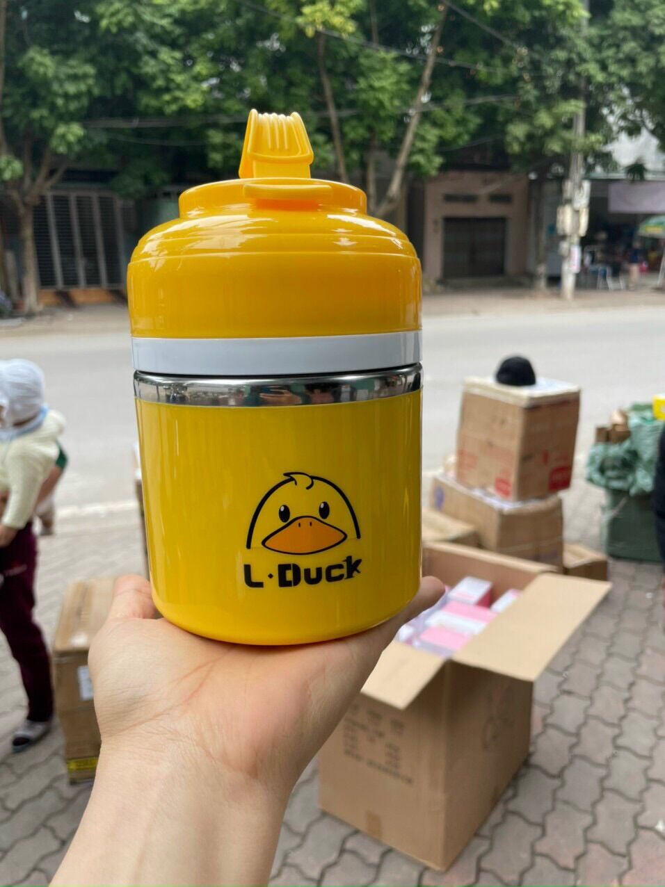 Ủ cháo vịt vàng