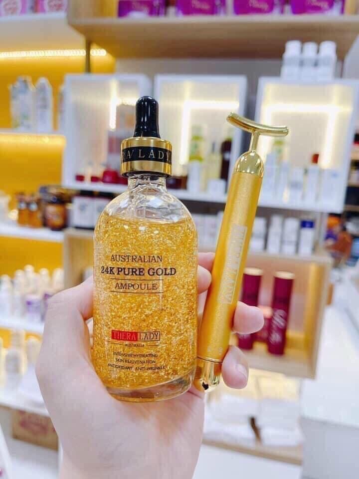 serum 24k tặng thanh lăn