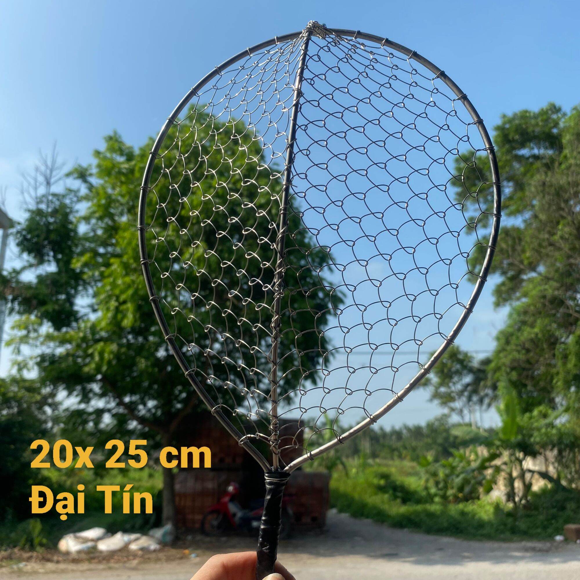 2 cái Vợt cá inox kt 20x25cm