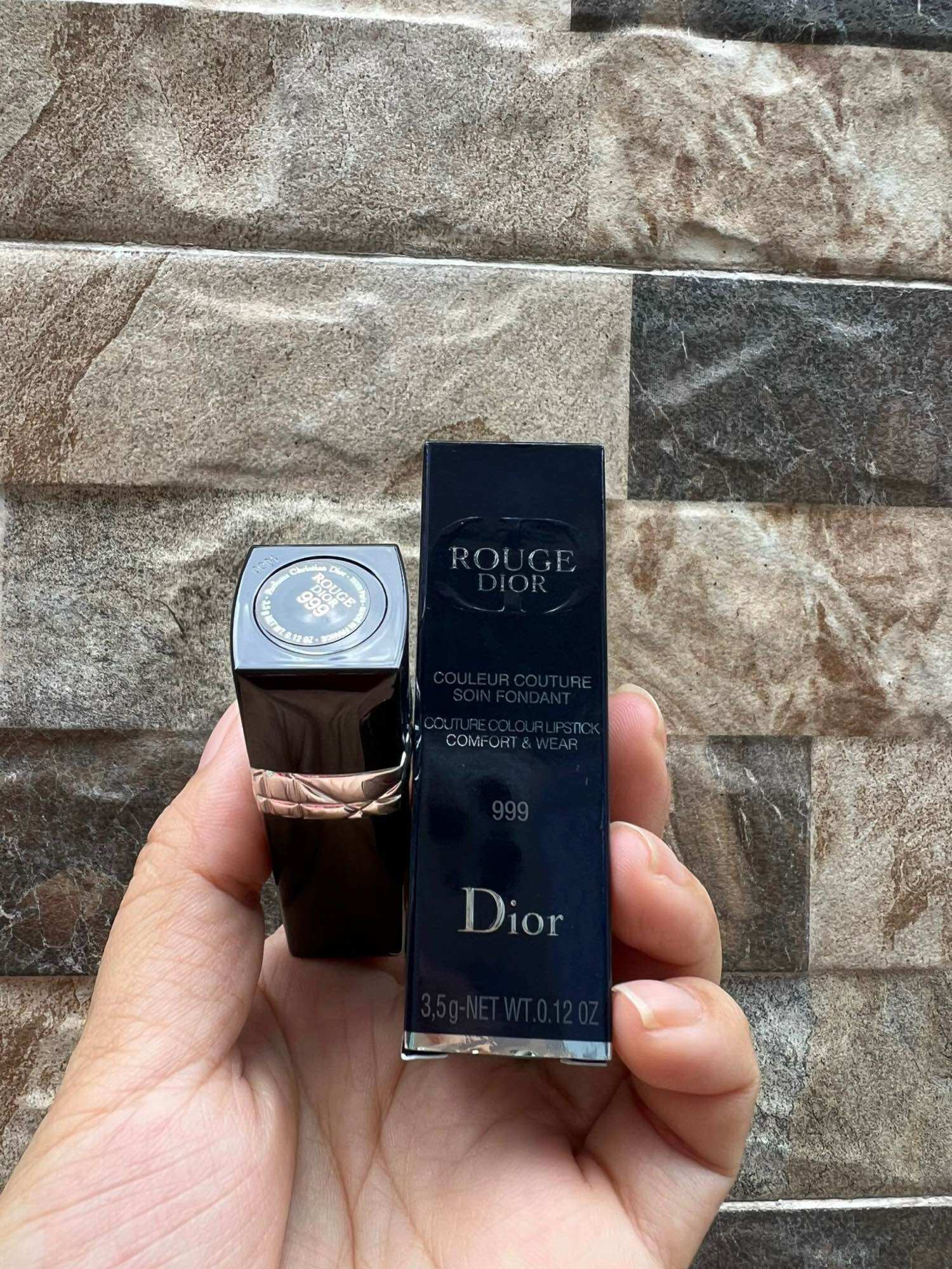 Son Dior Rouge 999 icion velvet Full Size 3.5gram.Màu đỏ