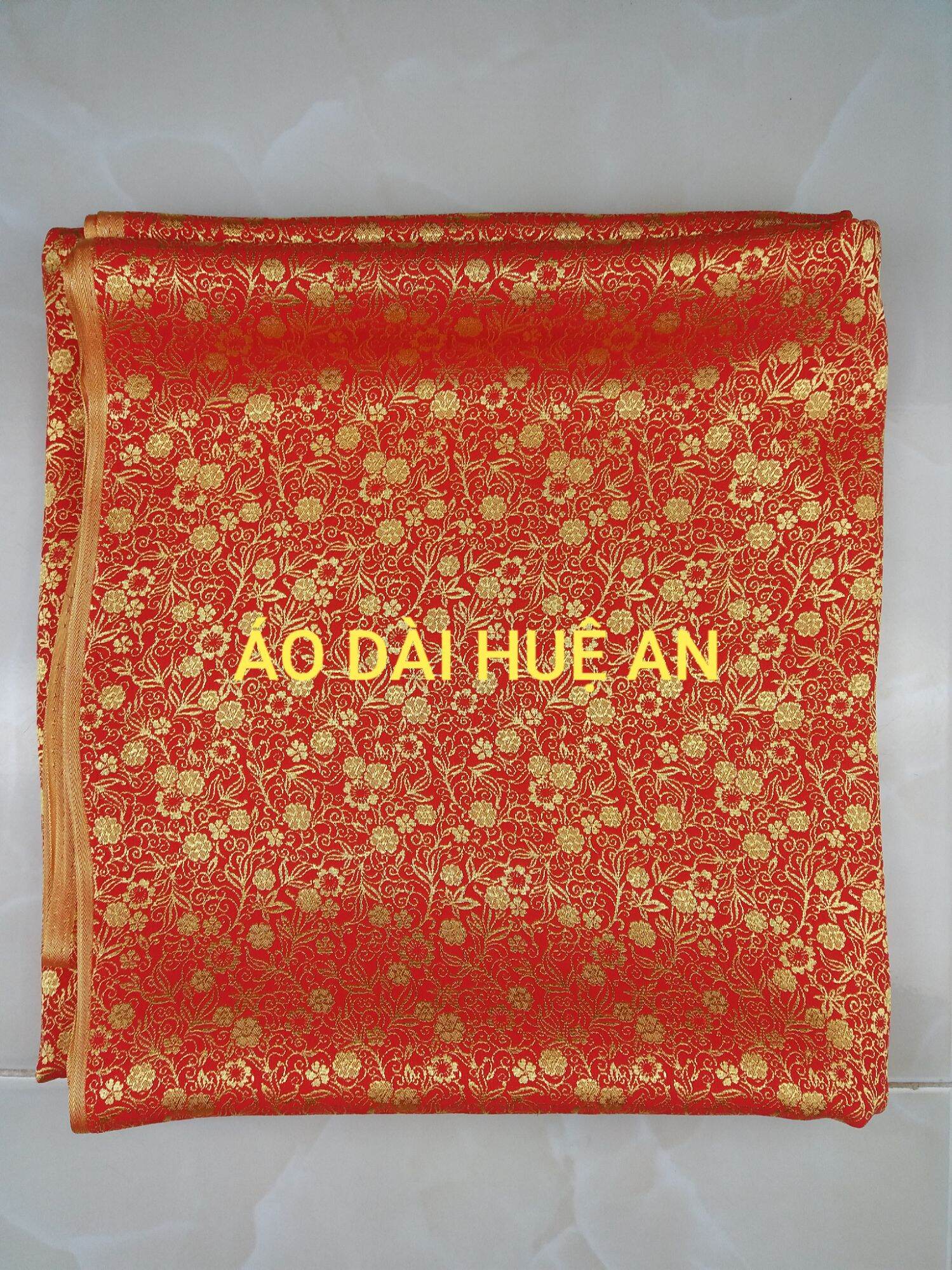 Vải gấm 2 da thái tuấn mềm, rũ, co dãn may áo dài, sườn xám, váy đầm,... dài 2m2, khổ vải 1m15
