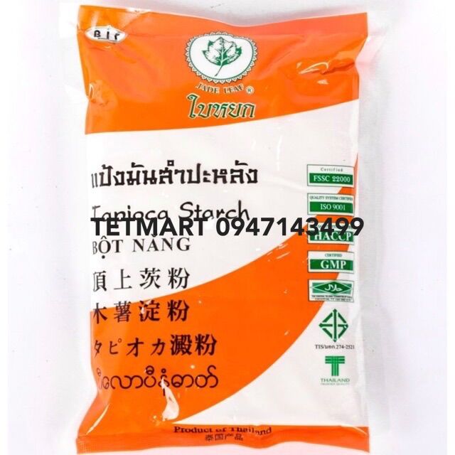 Tinh bột năng Thái Lan 400g - Nhập khẩu, thương hiệu Jade Leaf