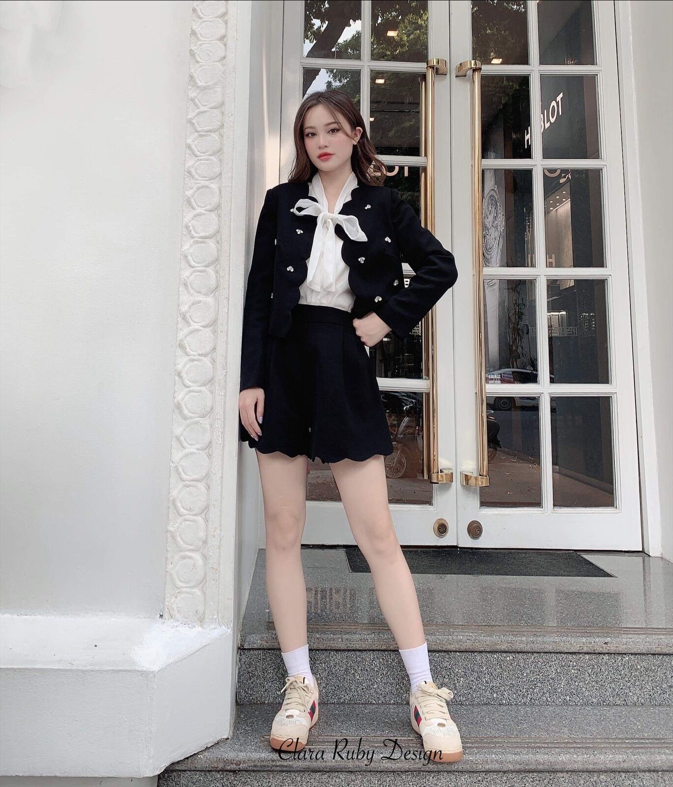 Quần lượn sóng Elise (Áo Jacket Elise có bán rời)