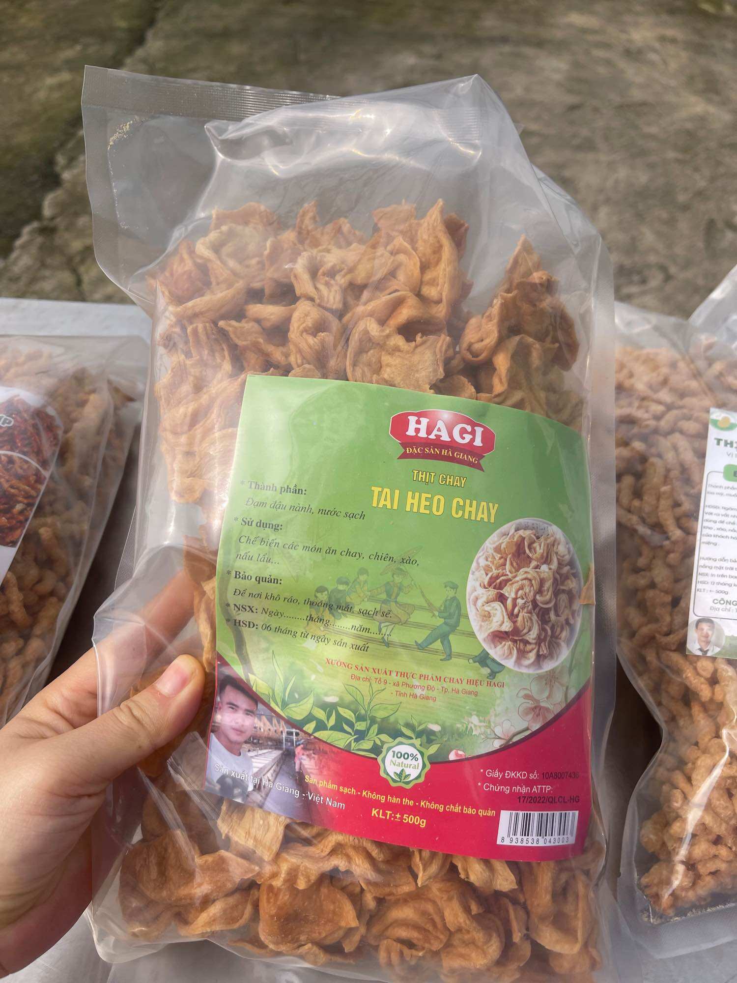 Tai heo chay 500g -1kg