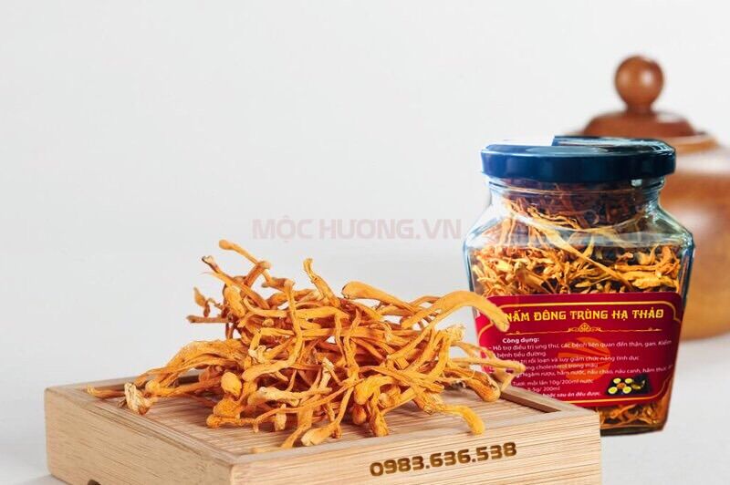 Nấm Đông Trùng Hạ Thảo Khô Lọ 35gr