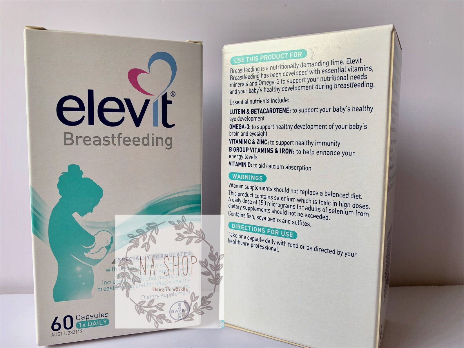 SALE Elevit Sau Sinh Breastfeeding Của Úc, 60 viên