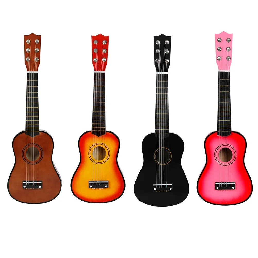 21 Inch Bồ Đề Đàn Ukulele 6 Dây Nhỏ Đàn Guitar Acoustic Đồ Chơi Nhạc Cụ Dành Cho Trẻ Em Người Mới Bắt Đầu Học Và Chơi Nhạc Cụ Học Tại Nhà hiệu Suất Unisex